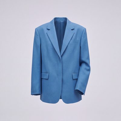 Blue suit, product input